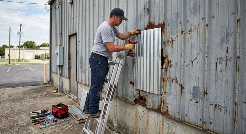 Metal Siding Repair Service