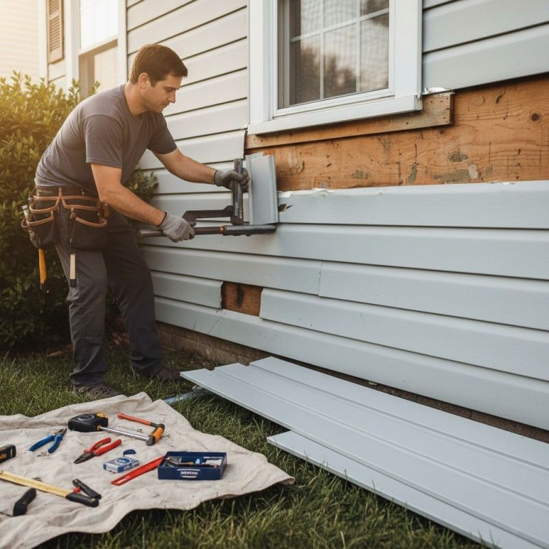 Local Steel Siding Repair pros at work